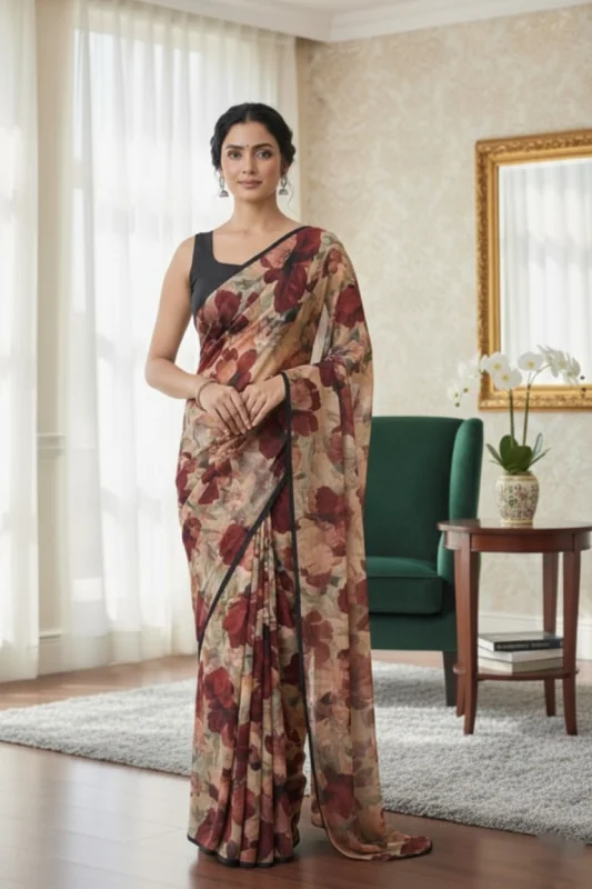 Classic Georgette Sharee
