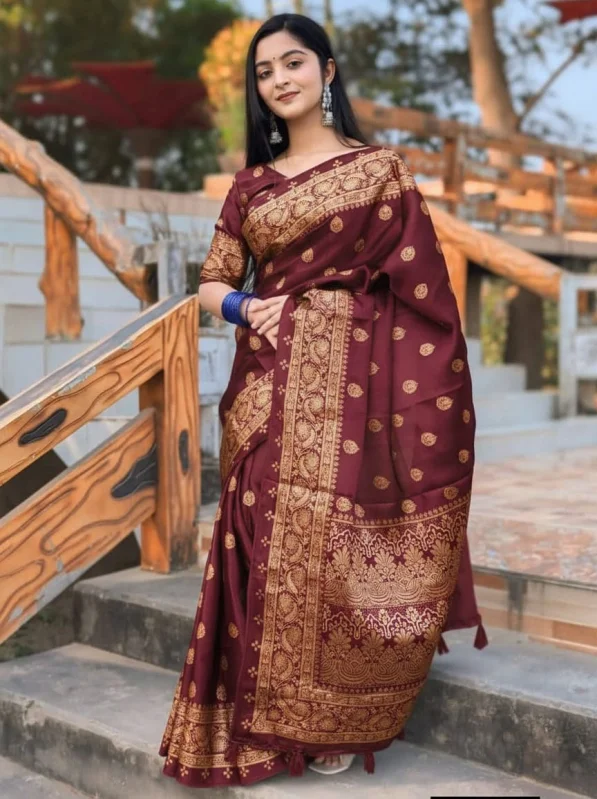 Japani Silk Sharee with Blouse Piece