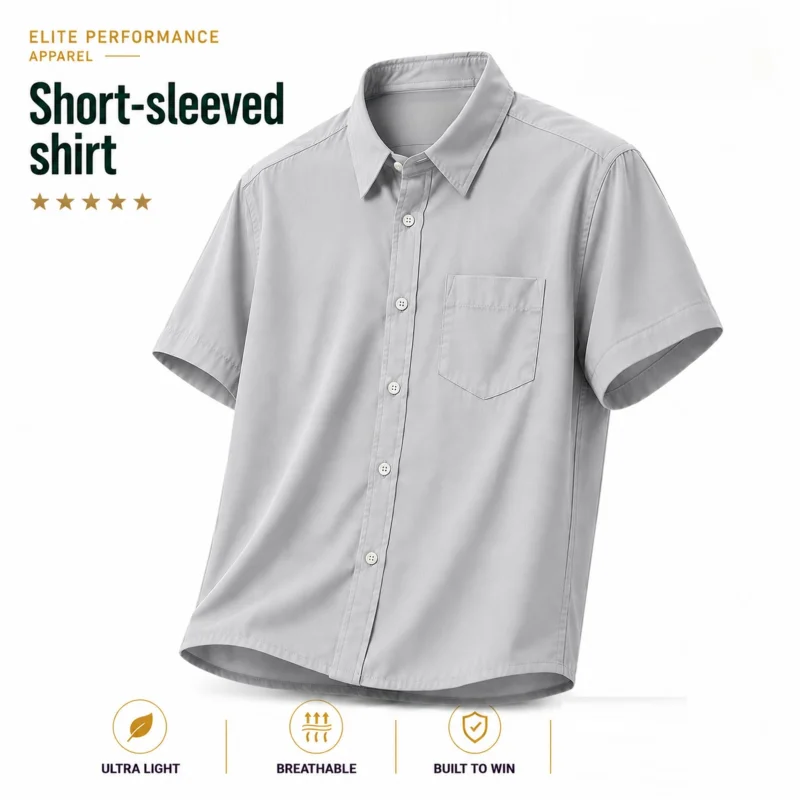 Premium White Oxford Cotton Half Sleeve Shirt for Men | Soft, Breathable & Comfortable