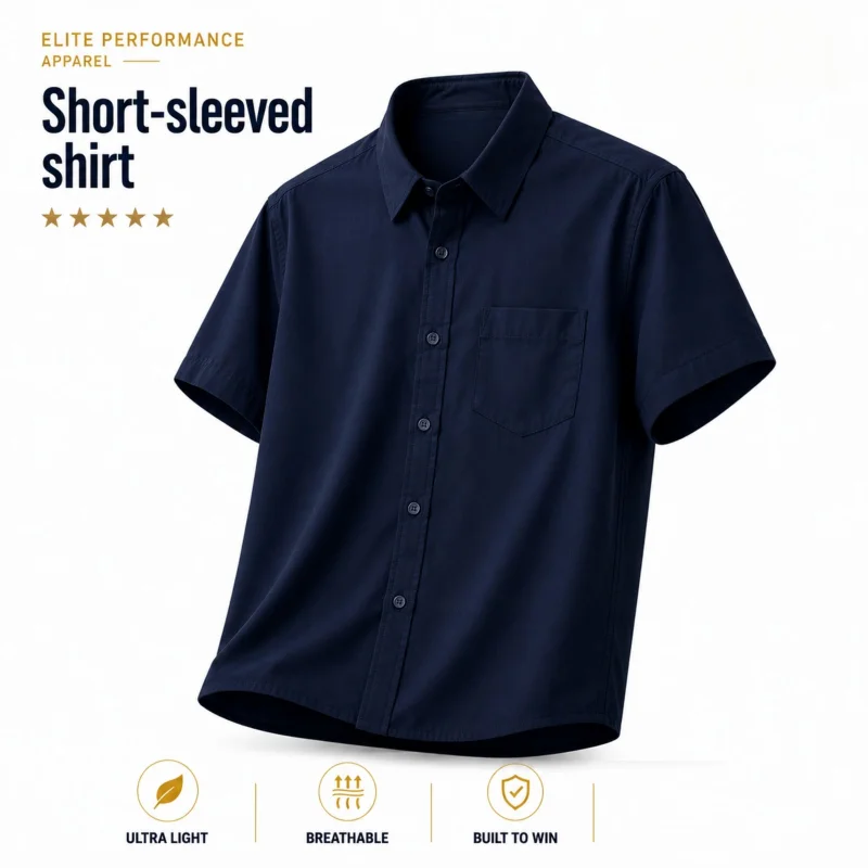 Premium White Oxford Cotton Half Sleeve Shirt for Men | Soft, Breathable & Comfortable