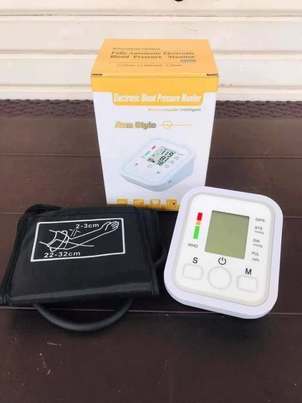 ডিজিটাল ব্লাড প্রেসার মনিটর (Electronic Digital Blood Pressure Monitor)- BP machine