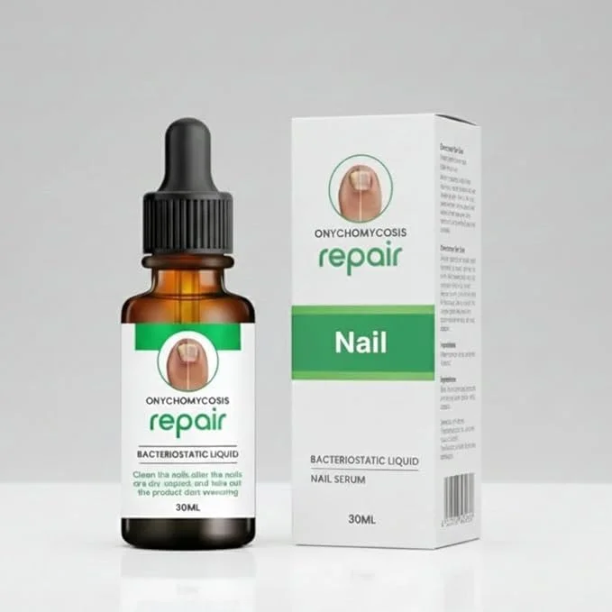 Nail Repair Serum for Damaged & Brittle Nails – Strengthens, Restores & Promotes Growth – Cuticle & Nail Treatment with Biotin, Keratin, Vitamin E – Natural Hydrating Nail Strengthener