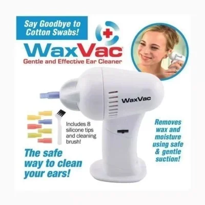 Ear Wax Cordless Cleaner/Remover Vacuum WaxVac Handy Tool Child Kid