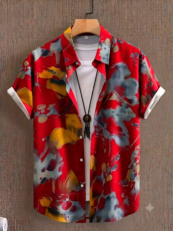Premium China Fabric Ultra Soft Casual Half Sleeve Summer Shirt For Men