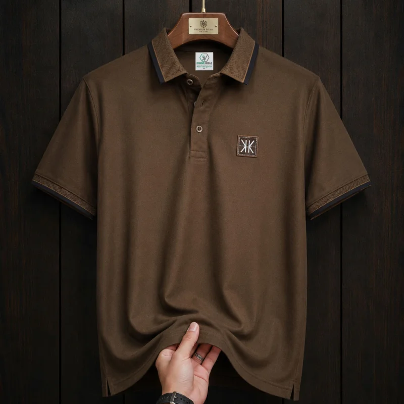 China Fabric Premium Summer Polo Shirt For Men
