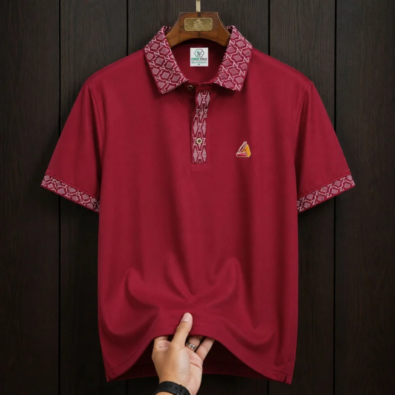 China Fabric Premium Summer Polo Shirt For Men
