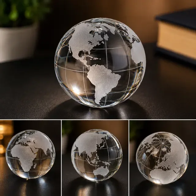 Crystal Globe Glass Ball ✨